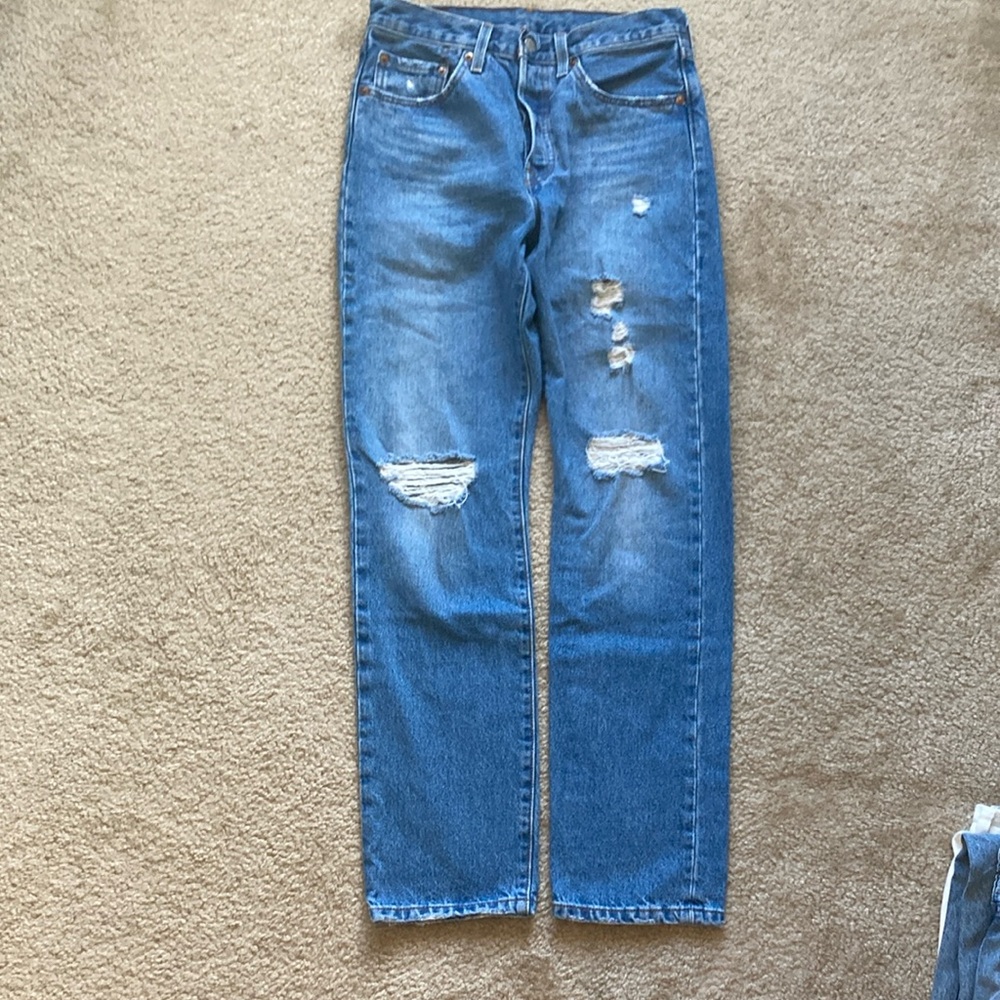 Levi's Blue Straight Leg Women's Jeans